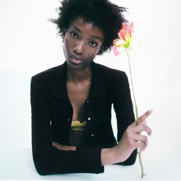 Black Zara polo sweater - Picture 3 of 6